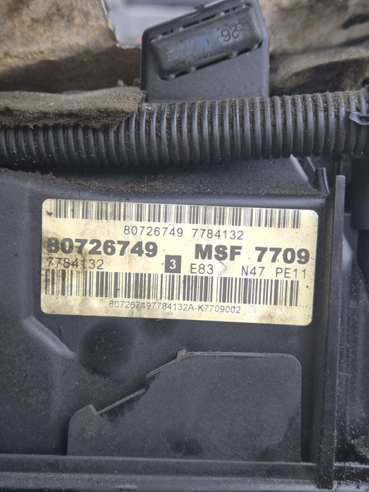 Двигун BMW X3E83 N47 2.0d мотор БМВ х3 е83 н47 2.0 дизель MSF PE11