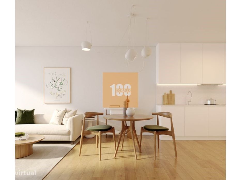 New Studio Apartment with Balcony in Leça da Palmeira