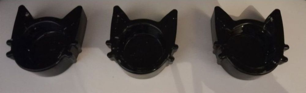 Porta velas gato preto