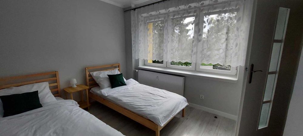 3 pokoje, kuchnia, łazienka. Apartament 60m2 na doby. Gdańsk Centrum