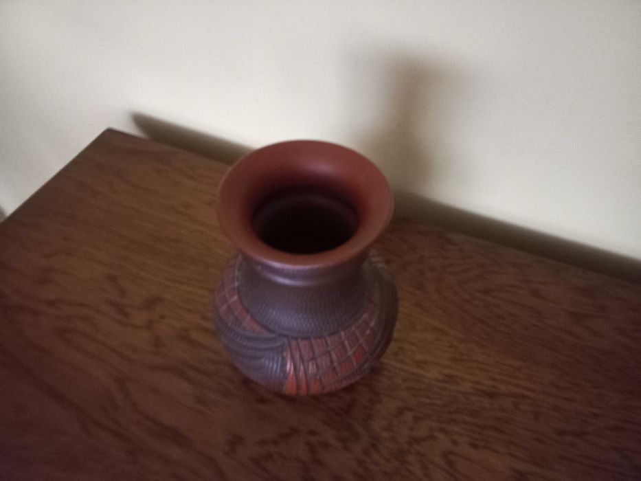 Wazon brązowy ok 22 cm