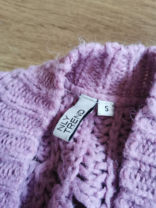 Liliowy sweter Nelly Trend Rozmiar S