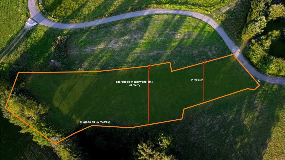 Działka budowlana 15 arów Glinka, Beskid Żywiecki – bezpośrednio bez prowizji, prytwatne - Widok 3