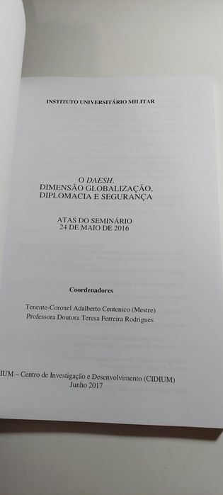 O Daesh, Dimensão, Globalização, Diplomacia e Segurança (Cadernos IUM)