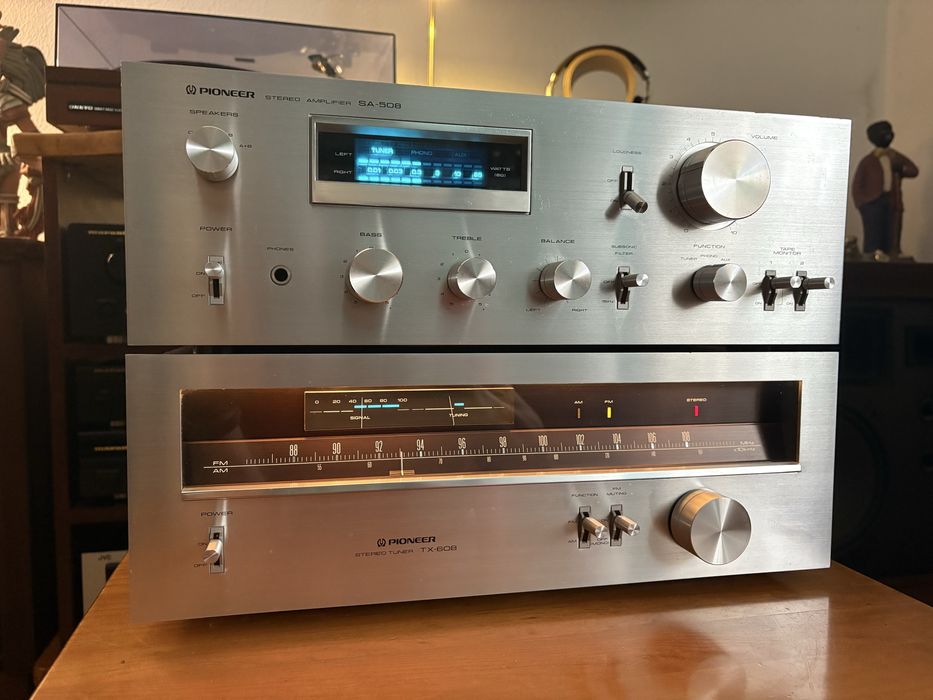Conjunto Amplificador Pioneer SA-508 + Tuner TX-608