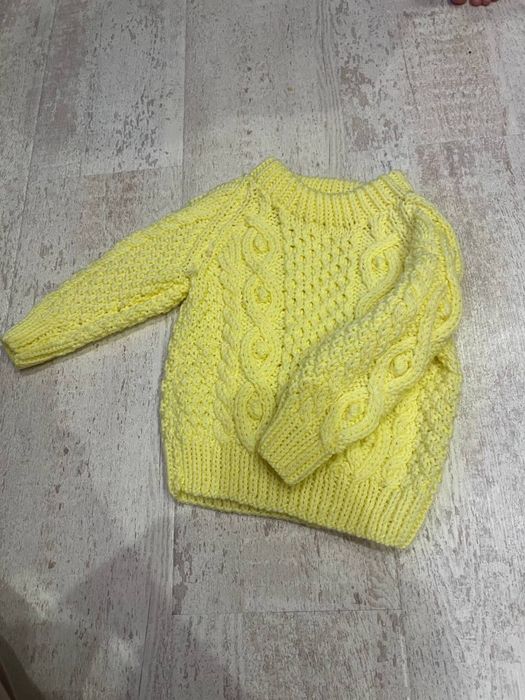 Свитер детский ручная вязка