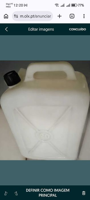 Jerrican 20 L usado e em bom estado