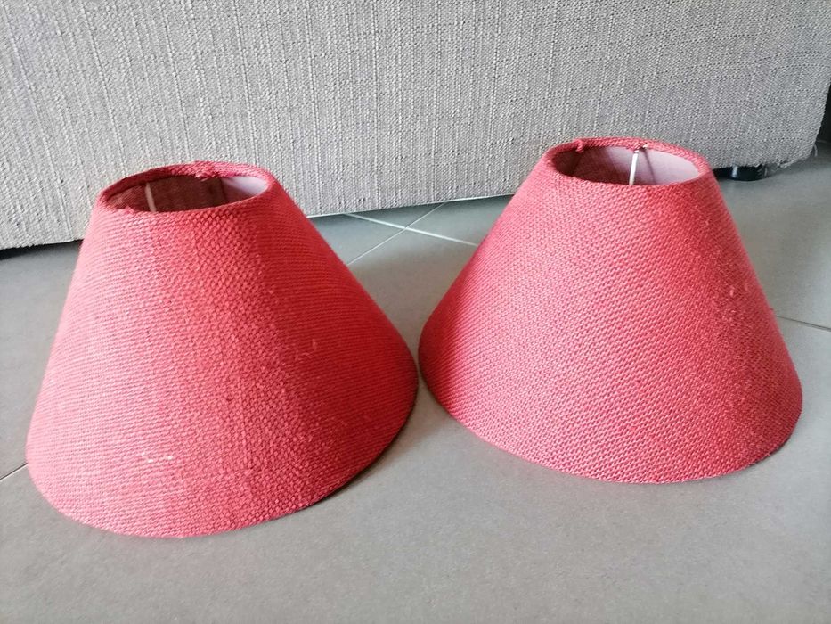 Abajur candeeiro Bordou - vendo conjunto ou em separado, desde 4,00