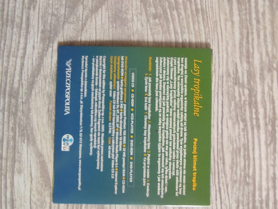 Lasy tropikalne film VCD