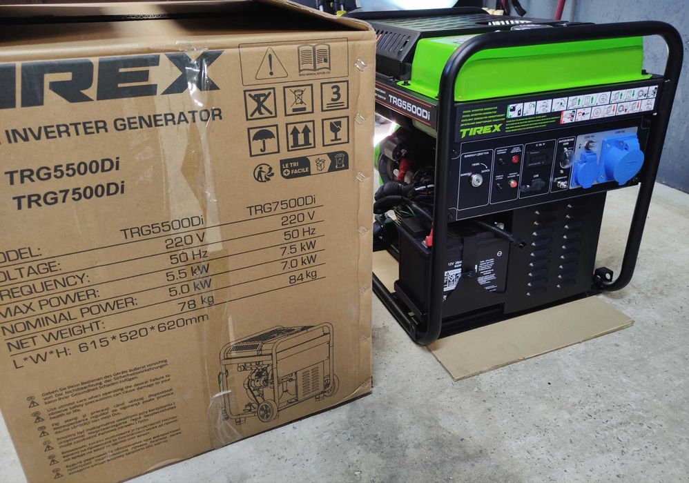 Дизельний інверторний генератор TIREX TRG5500Di 5,0/5,5кВт