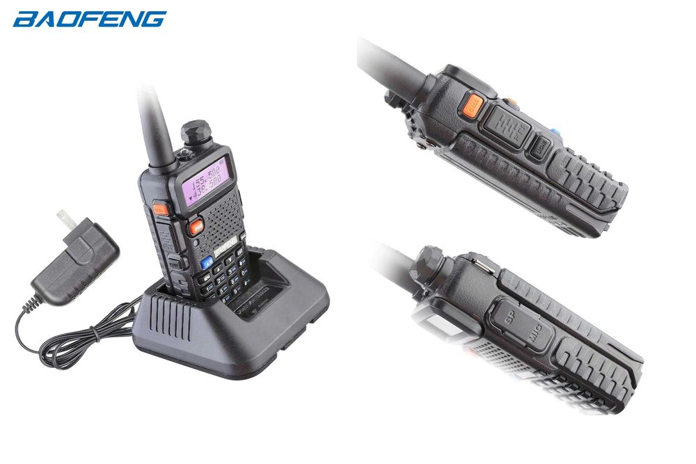 Rádio Baofeng UV-5R Banda Dupla VHF UHF 5wats
