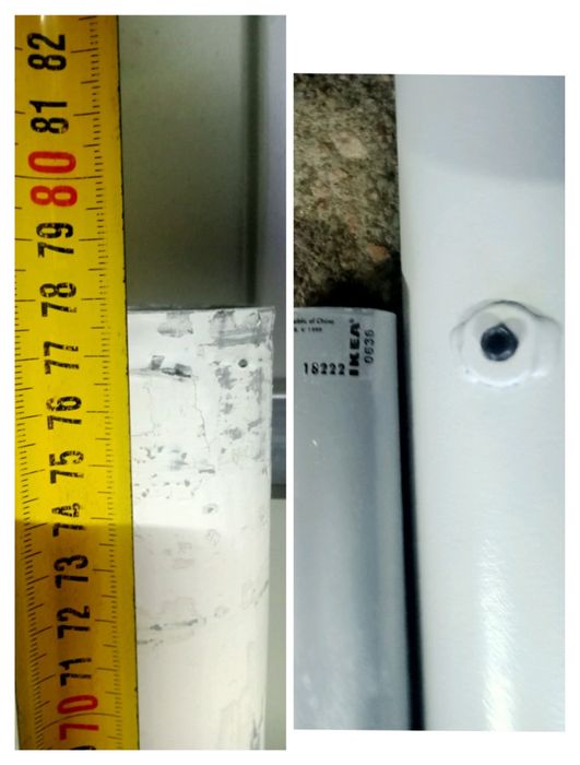 Nogi regulowane biurka stolika stołu ikea