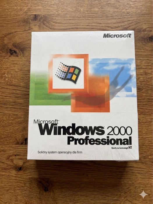 Windows 2000 Professional BOX - Nowe zafoliowane-