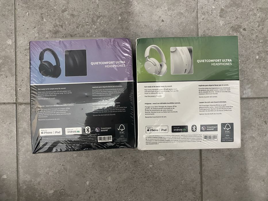 Бездротові навушники Bose білі Внаявності