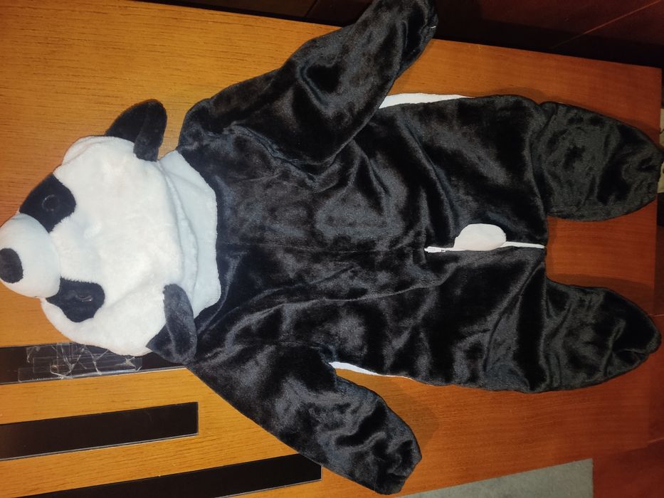 Disfarce de carnaval de panda 2 anos
