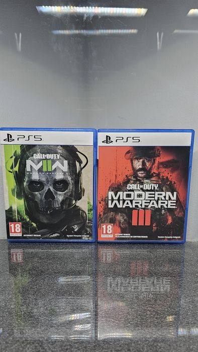 Conjunto 2X jogos Call of Duty Modern Warfare 2 3 II III MW2 MW3 PS5
