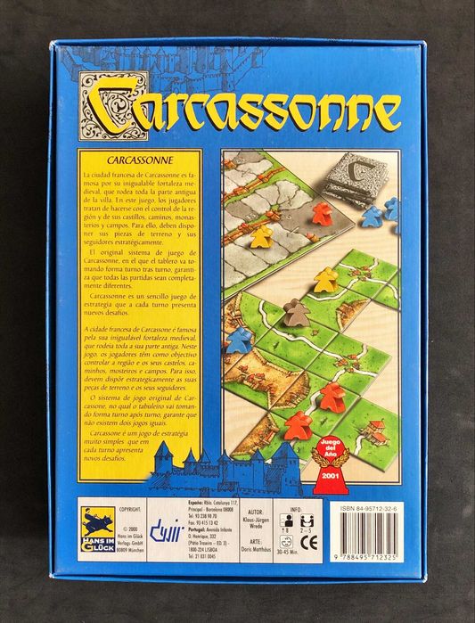 JOGO de Tabuleiro [Spiel Des Jahres] Carcassonne Catan Exit Isle Skye