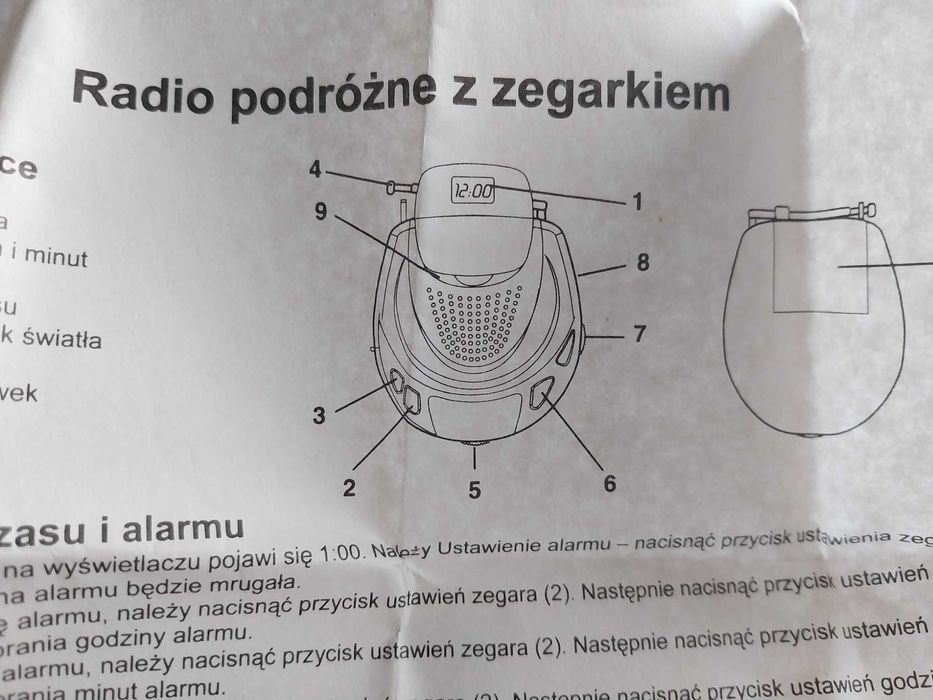 Radio podrózne na baterie