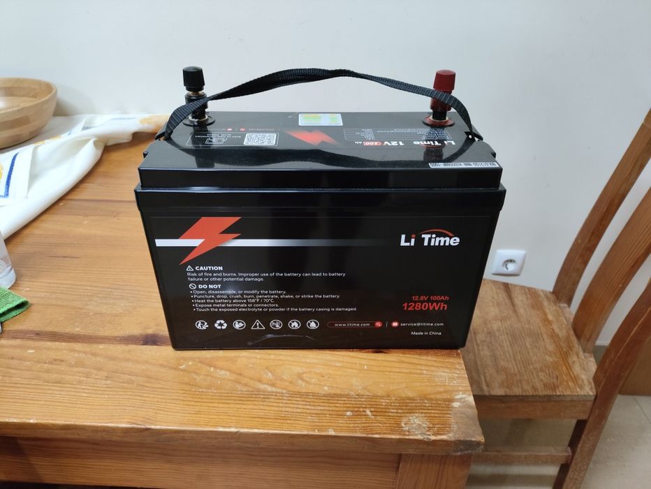 Bateria lifepo4 para caravana ou autocaravana