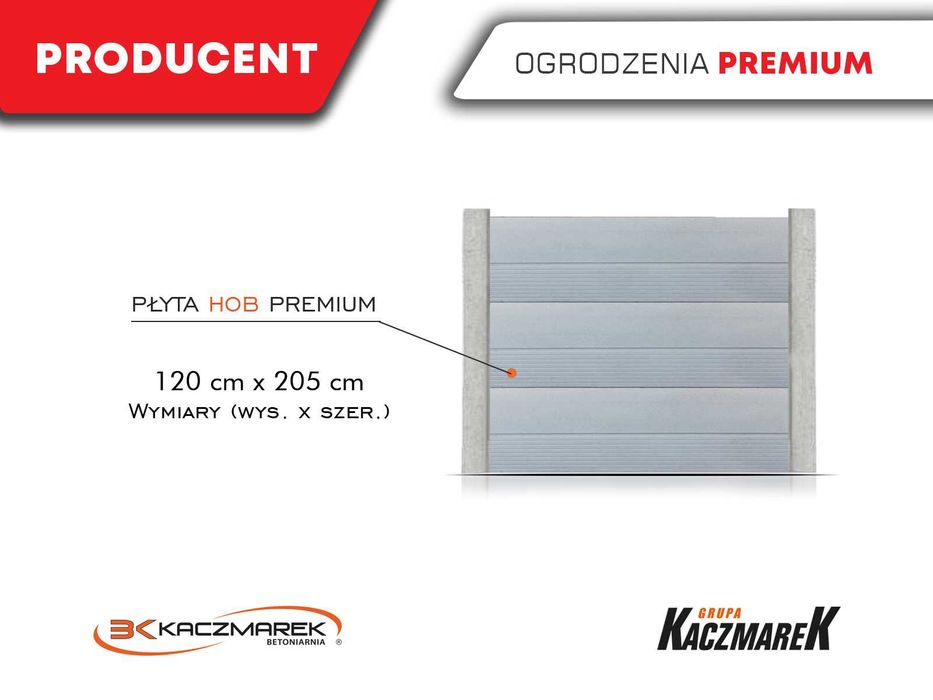 Ogrodzenia Betonowe PREMIUM | Nowoczesne Wzornictwo