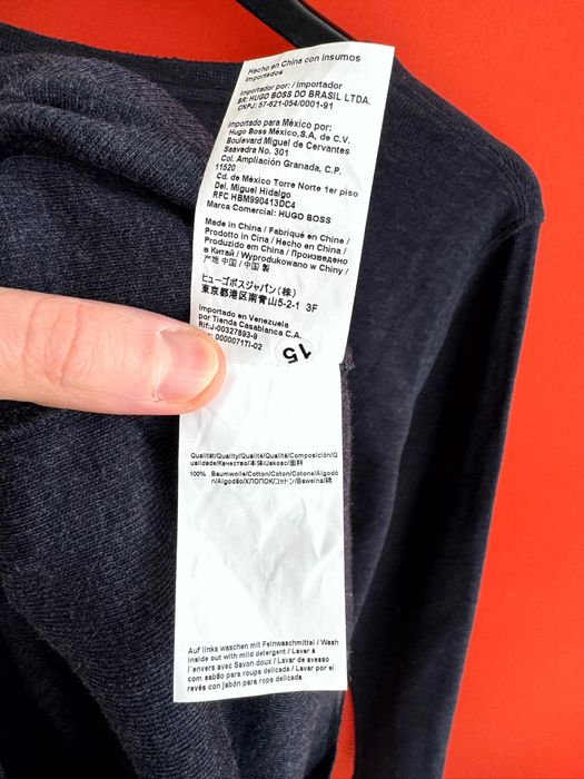 HUGO BOSS чоловіча кофта футболка з довгим рукавом лонгслів розмір XL