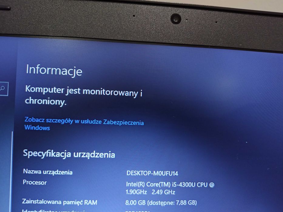 Laptop Lenovo T440/T440s i5 1,9 4300U/8GB/120GB