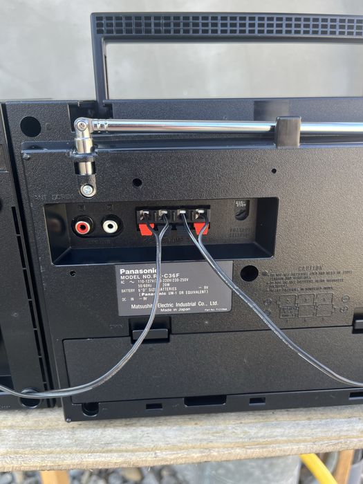 Вінтажна магнітола/бумбокс Panasonic RX-C36F