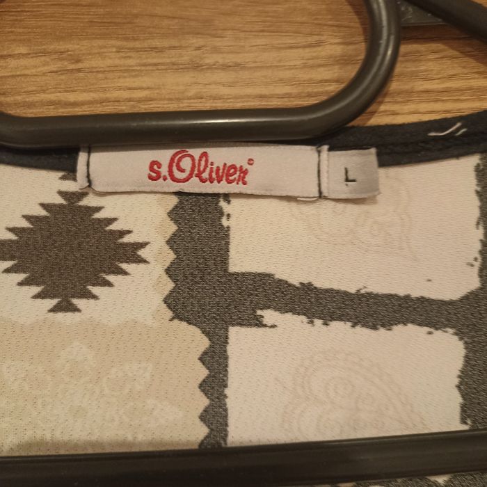 Bluzka we wzory z rękawem 3/4