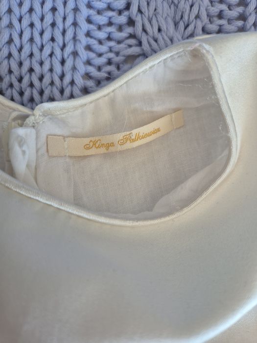 Sukienka wizytowa biala 12-18m