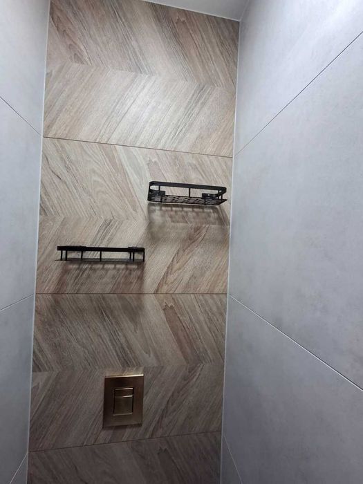 2 Szt Półka Pod Prysznic Czarna Loft Samoprzylepna Ścienna