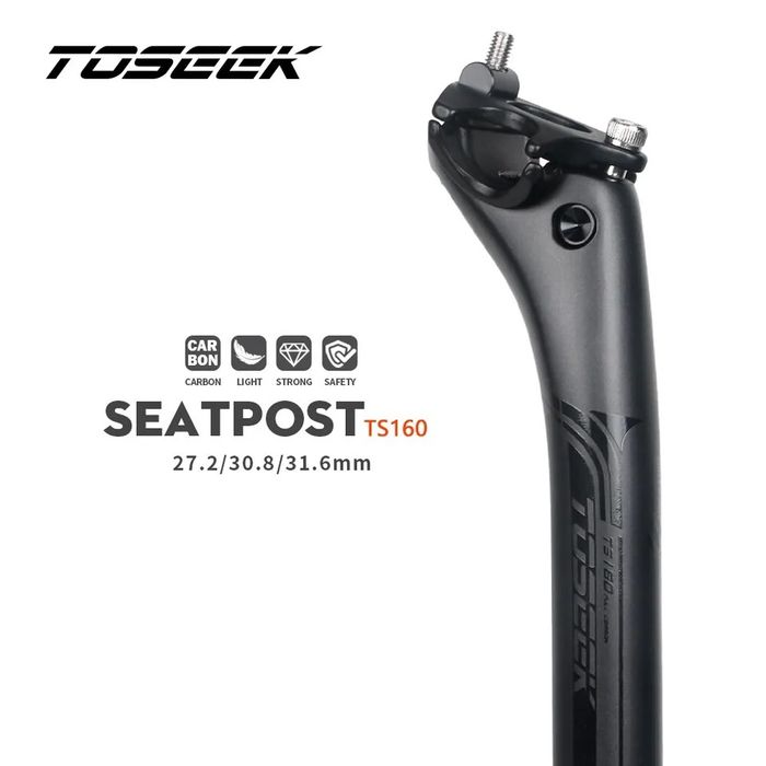 Подседельный штырь карбон Toseek  31.6/400