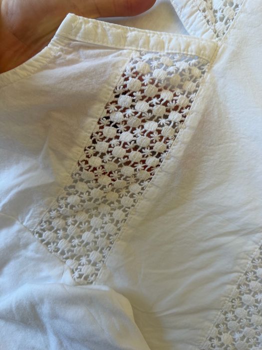 Bluzka biała Wzorek Hm