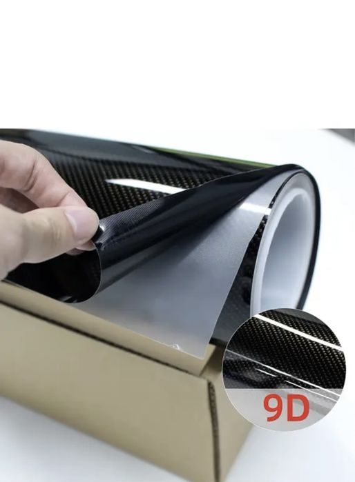 Карбонова плівка 9D  ультра глянцевий карбон