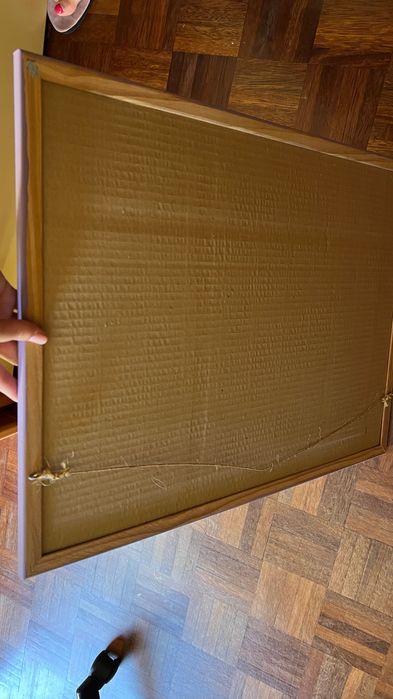 Quadro cortiça roxo