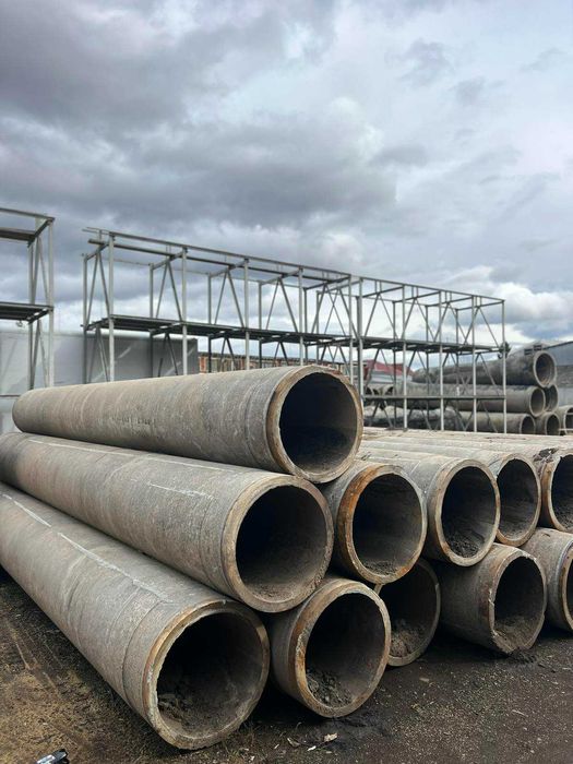 Залізобетонні азбестоцементні , металеві труби D 500,600,800 Б/У,НОВІ