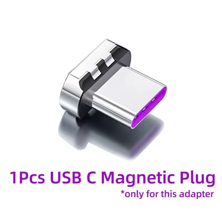 Магнитный адаптер type c 120w.