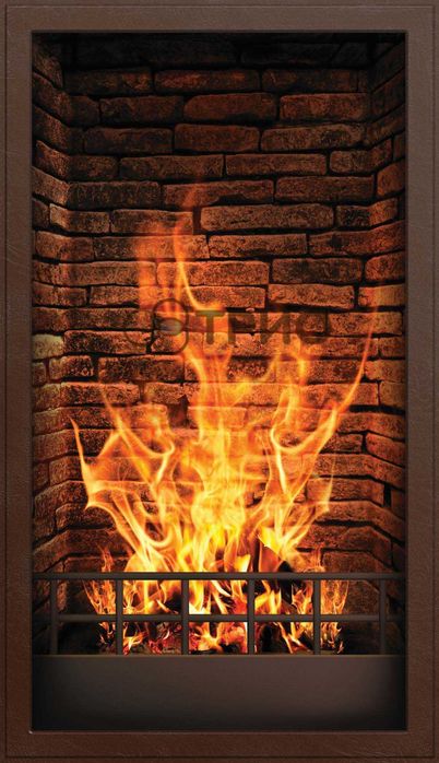 Карбоновий обігрівач-картина Тріо Камін
