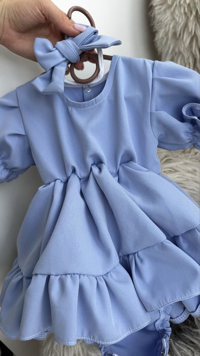 Сукня плаття Святкова нарядна ефектна сукня-боді доя дівчинки