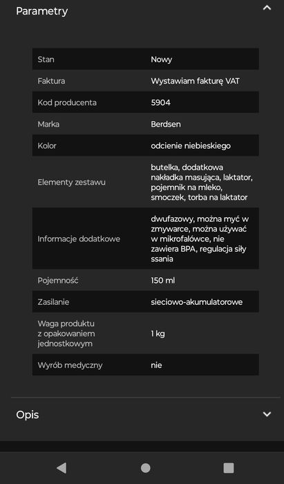 Laktator elektryczny