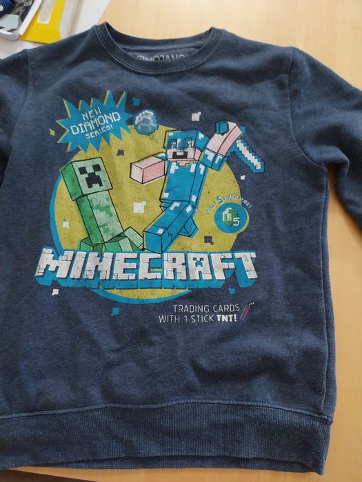 Bluza minecraft  next rozm 140  10 lat