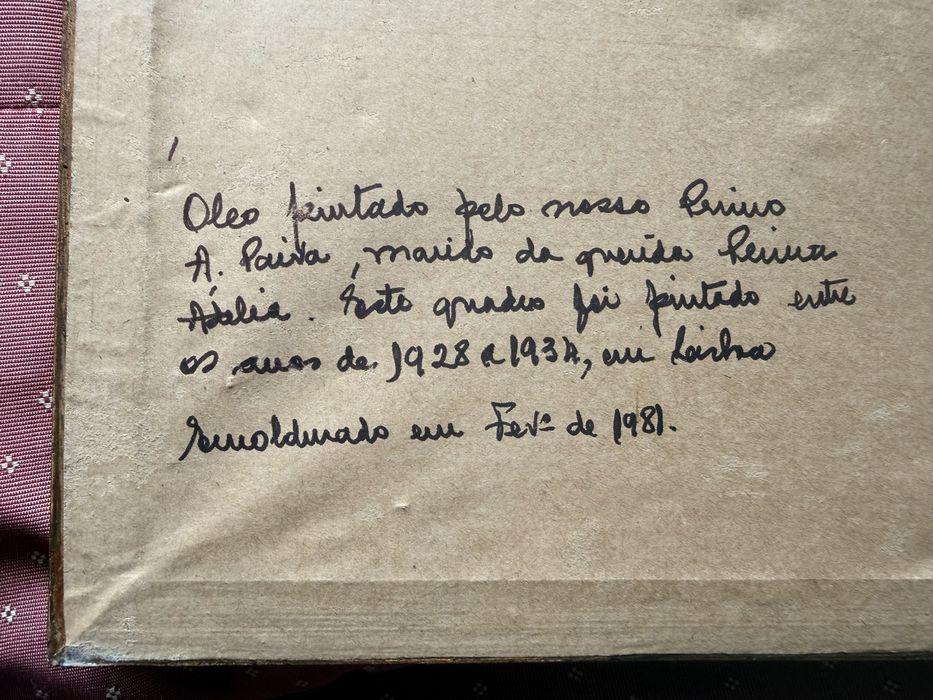 Quadro Original Antigo