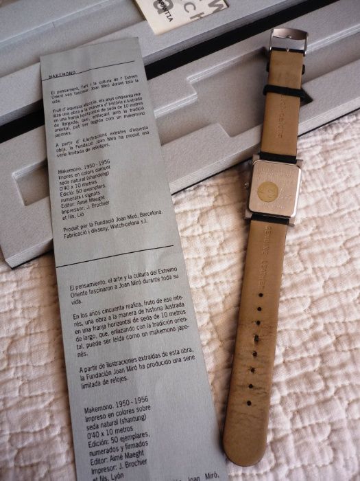 Relógio de pulso Watch Celona Homenagem / Homage to Miró / Makemono