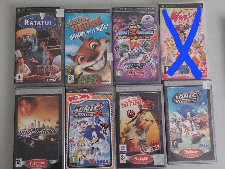 Vários Jogos PSP, PS2, PS3, PC