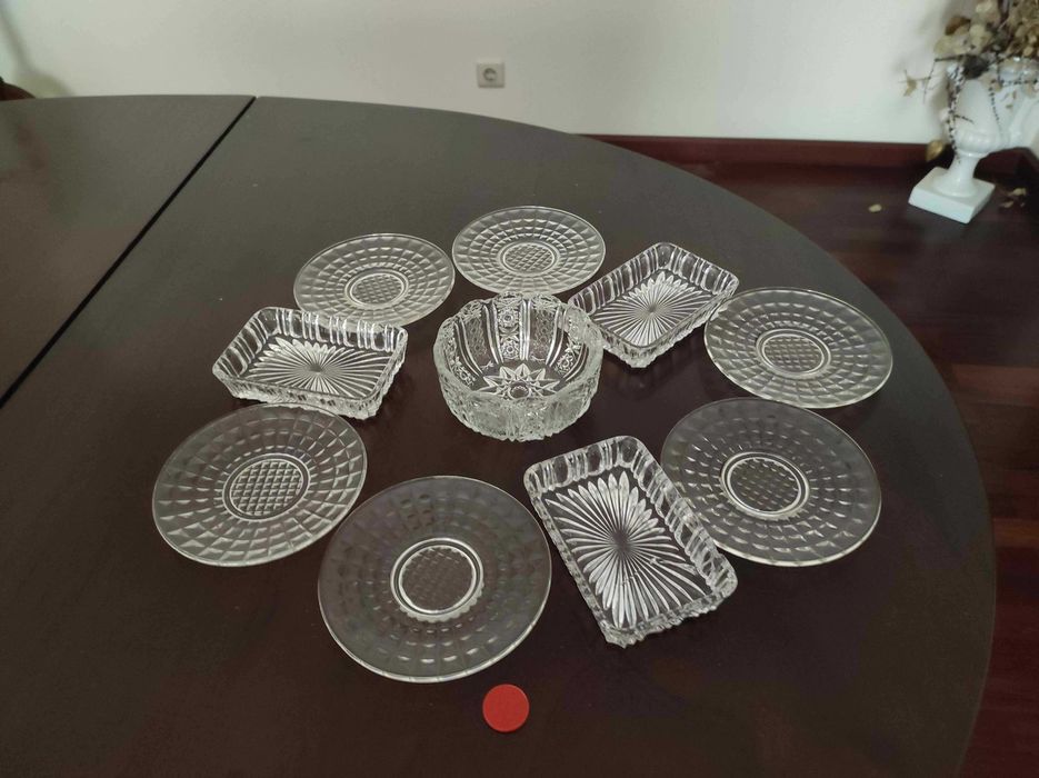 Conjunto de Loiça em Vidro Decorativo para aperitivos (Funchal)