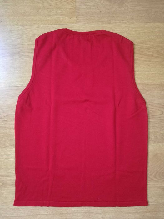 Colete vermelho meia/estação - M
