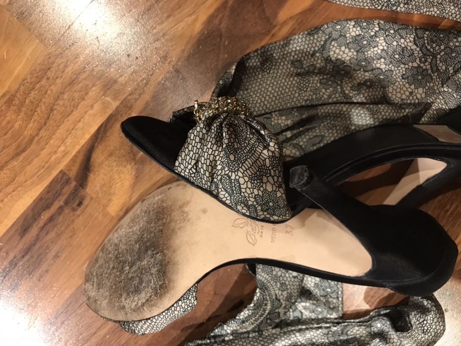 Wiązane sandałki na szpilce, Betty Blue by E. Franchi. Piękne!