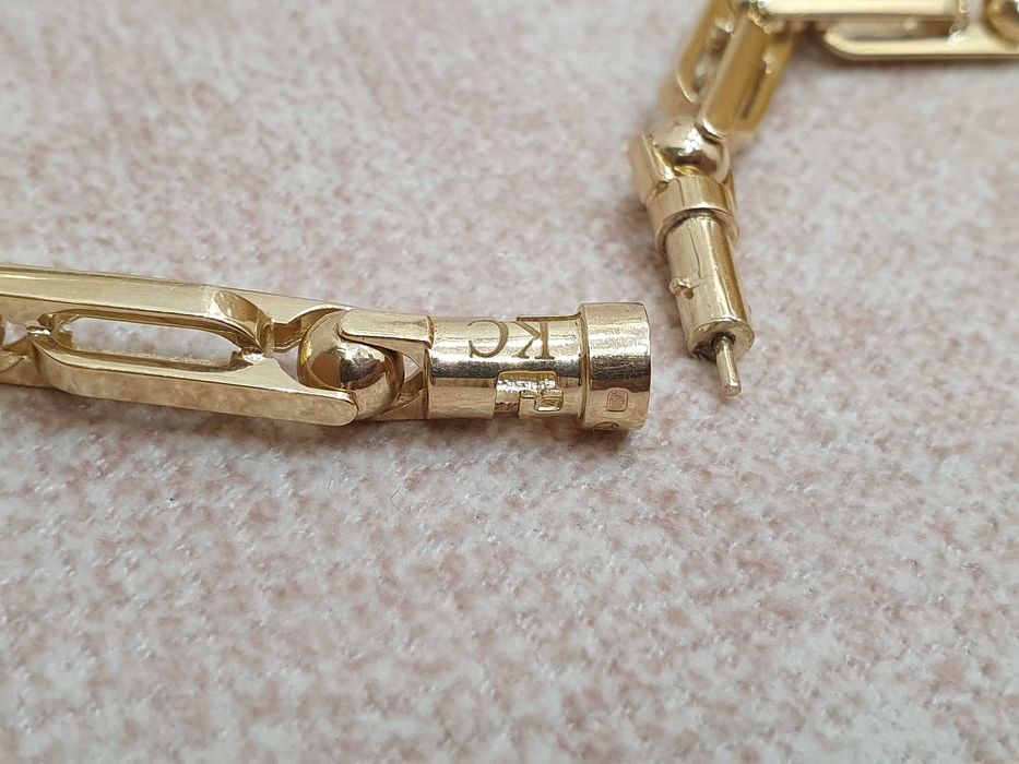 Złoty Łańcuch "KC" - pr 585  - Waga-67 gram. EKSLUZYWNĄ-14 K.