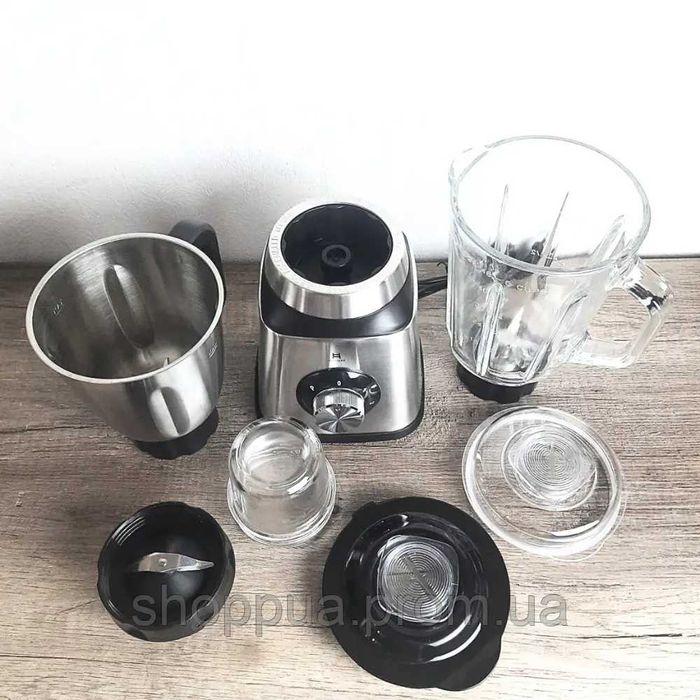 Блендер Zepline ZP-069 3в1 2000 Вт кофемолка+мясорубка+измельчитель