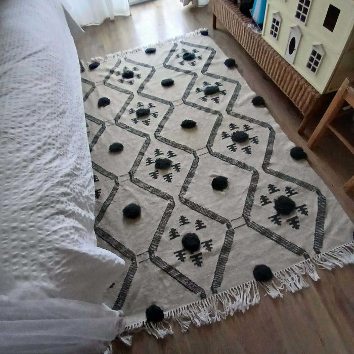 Tapete ZARA HOME impecável  1.55 X 1,95 / lavável na máquina da roupa