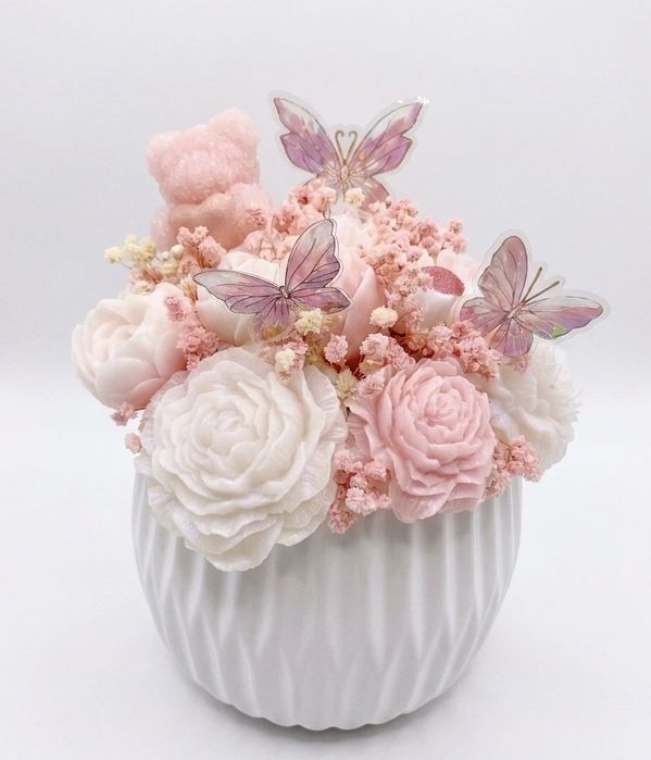 Flowerbox mydlany